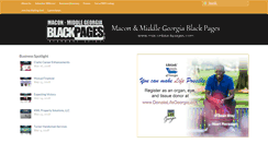 Desktop Screenshot of maconblackpages.com